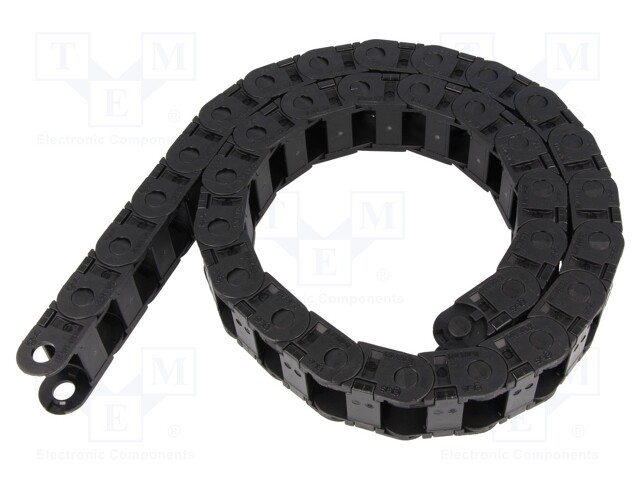 Cable chain; B15/B15i; Bend.rad: 75mm; L: 1006mm; Int.width: 25mm