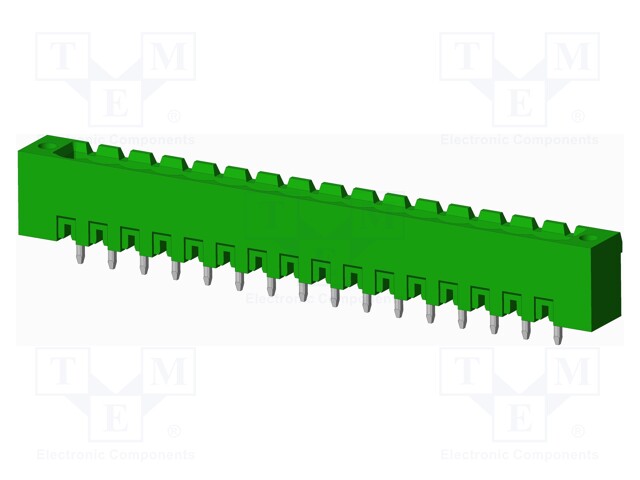 Connector: pluggable terminal block; socket; male; straight; THT