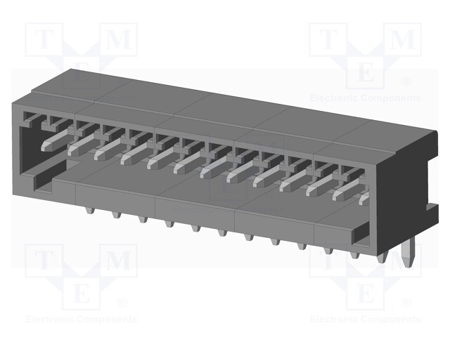Connector: pluggable terminal block; socket; male; on PCBs