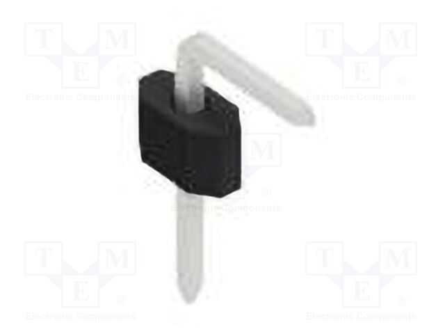 Connector: pin strips; pin header; male; PIN: 1; 1.27mm; THT; 1x1