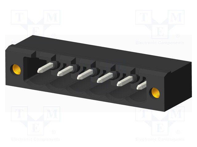 Connector: pluggable terminal block; socket; male; on PCBs