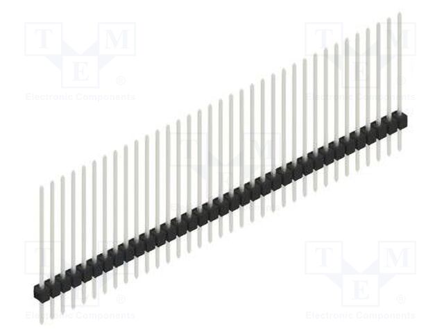 Connector: pin strips; pin header; male; PIN: 35; 2.54mm; THT; 1x35