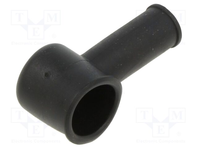 Caps; black; PVC; L: 41mm; Ø: 7.5mm,15mm; for spark plugs