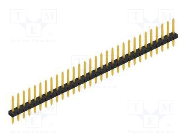 Connector: pin strips; pin header; male; PIN: 30; 2mm; THT; 1x30