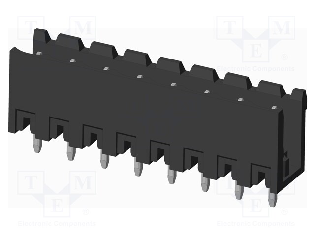Connector: pluggable terminal block; socket; male; on PCBs