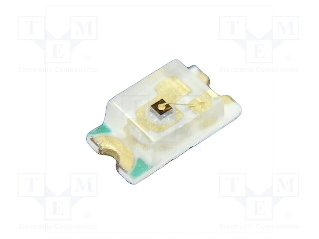 LED; SMD; 0603; yellow; 80÷200mcd; 1.6x0.8x0.6mm; 140°; 1.6÷2.5V