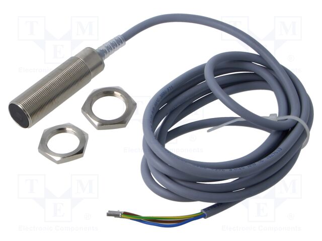 Sensor: inductive; Output conf: 2-wire NO; 5mm; 20÷250VAC; M18