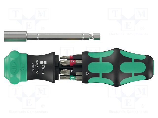 Kit: screwdriver; with ratchet; Phillips,Pozidriv®,slot,Torx®