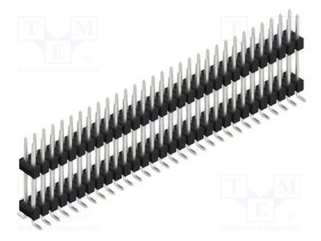 Connector: pin strips; pin header; male; PIN: 60; 2.54mm; SMT; 2x30
