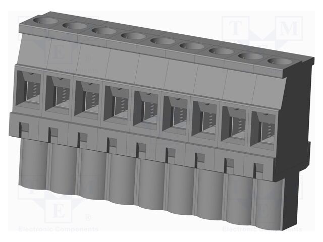 Connector: pluggable terminal block; plug; female; angled 90°
