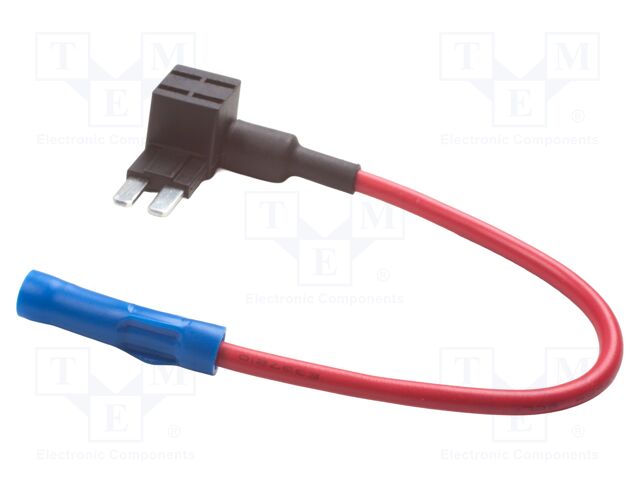 Fuse acces: fuse holder; Dim: 10x17.7x25.1mm; Len: 120mm