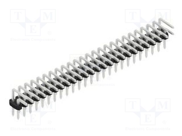 Connector: pin strips; pin header; male; PIN: 50; 2mm; THT; 2x25