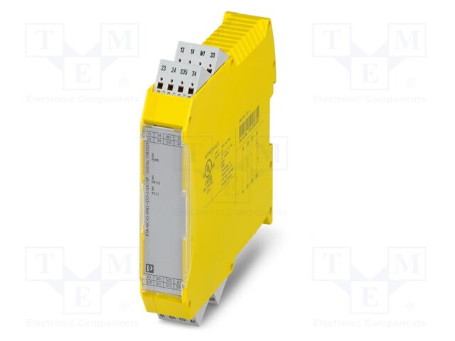 Module: safety relay; 24VDC; IN: 3; for DIN rail mounting; IP20