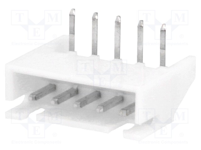 Socket; wire-board; male; A2501; 2.5mm; PIN: 5; THT; 250V; 3A; tinned