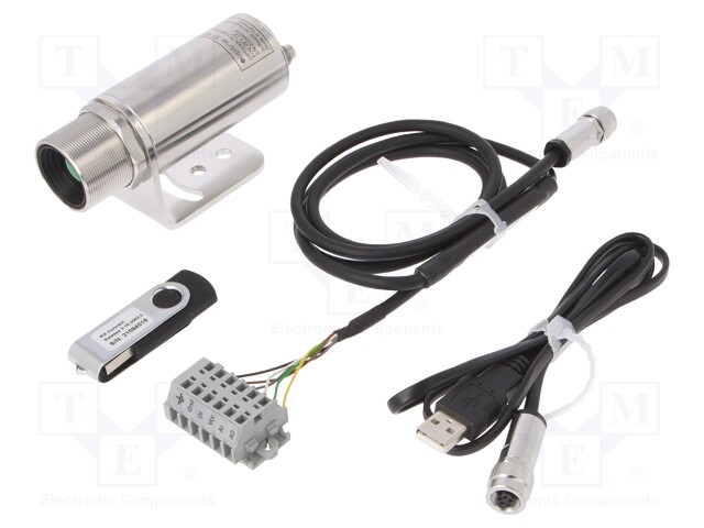 Infrared camera; -20÷100°C,0÷250°C,150÷900°C; 80mK; 9Hz; 29°x22°