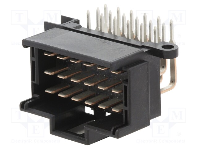 Connector: automotive; MCP 2.8; socket; male; PIN: 18; tinned; THT
