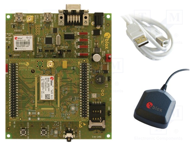 Dev.kit: evaluation; UART; SARA-G350