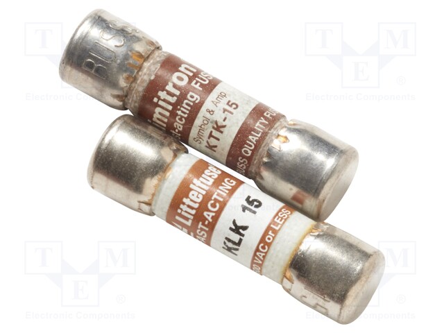 Fuse; 15A; 600V; 2pcs.