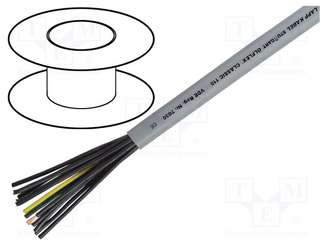 Wire; stranded; Cu; ÖLFLEX® CLASSIC 110; 40G0,5mm2; unshielded