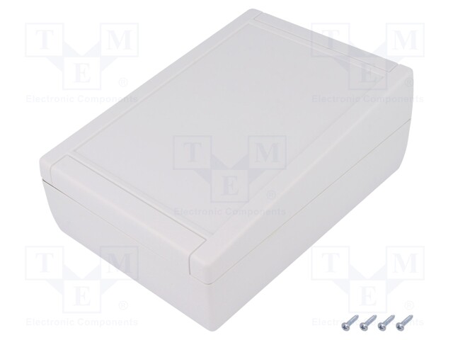 Enclosure: desktop; TEKMAR; X: 133mm; Y: 188mm; Z: 75mm; ABS