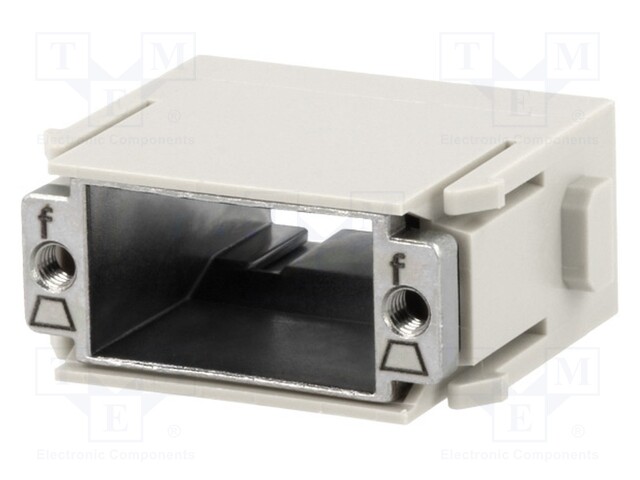 Connector: HAN; module; female; Han Modular D-Sub; straight; 5A