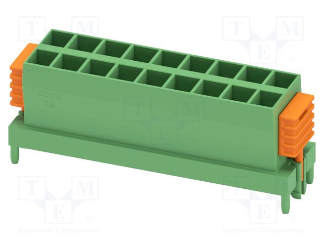 PCB direct plug, nominal cross section: 2.5 mm?, color: gree