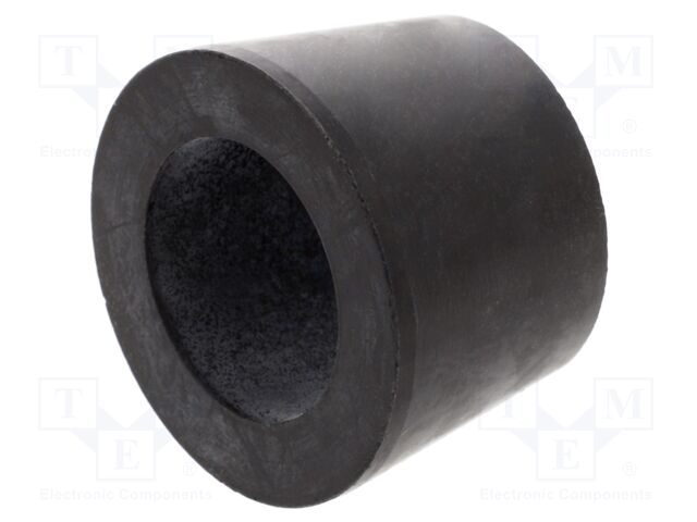 Grommet; caoutchouc; L: 24mm; -20÷80°C; Øcable: 22mm; black
