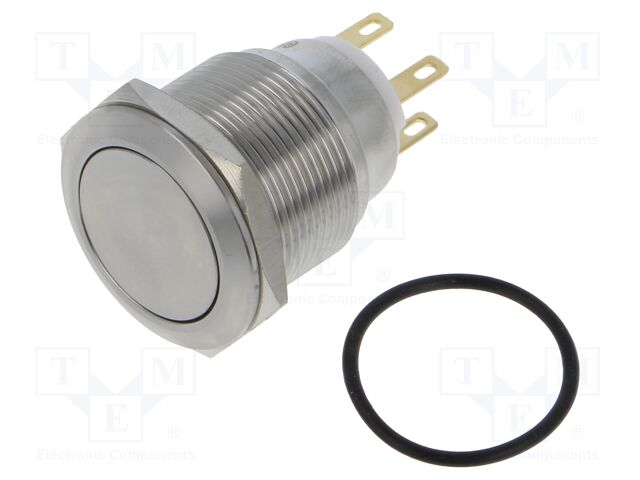 Switch: vandal resistant; Pos: 2; SPDT; 3A/220VAC; 5A/24VDC; IP65