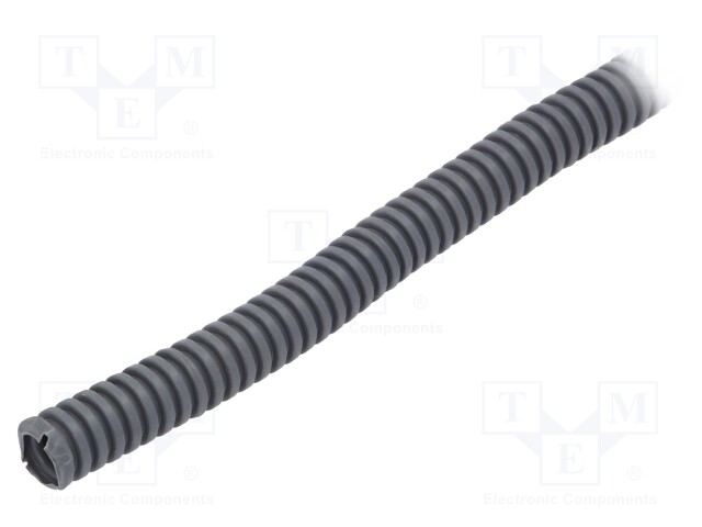 Protective tube; ØBraid : 16mm; dark grey; L: 25m; -25÷60°C