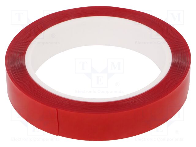 Tape: fixing; W: 19mm; L: 5.5m; Thk: 0.5mm; double-sided; acrylic