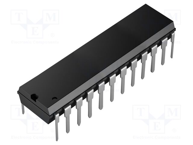 IC: PIC microcontroller; Memory: 64kB; SRAM: 8kB; EEPROM: 1kB; 64MHz