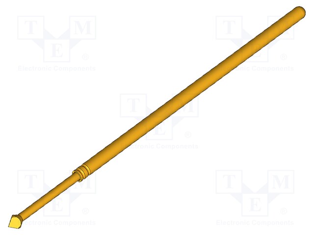 Test needle; Operational spring compression: 4.3mm; 3A; Ø: 1.2mm