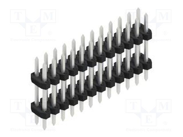 Connector: pin strips; pin header; male; PIN: 24; 2mm; THT; 2x12