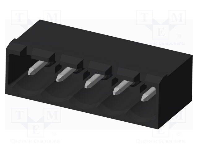 Connector: pluggable terminal block; socket; male; on PCBs