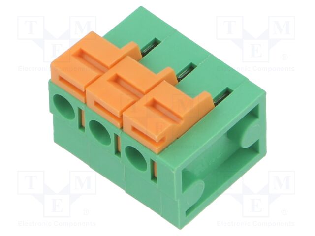 Connector: PCB terminal block; HA; 300V; terminal; ways: 3; on PCBs