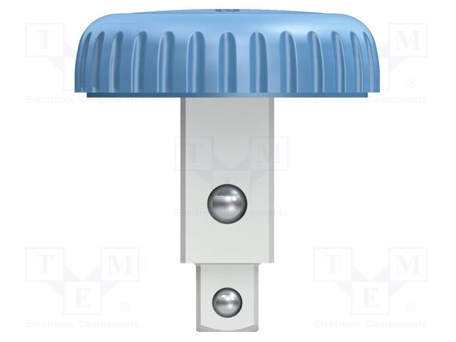 Knob; socket spanner; 1/4"; Chrom-vanadium steel; mushroom