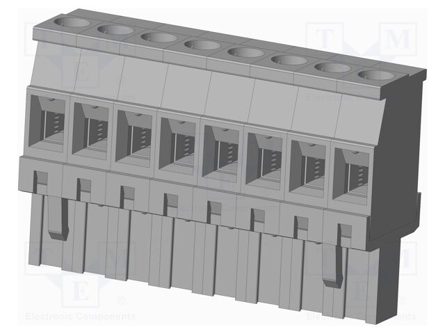 Connector: pluggable terminal block; plug; female; angled 90°
