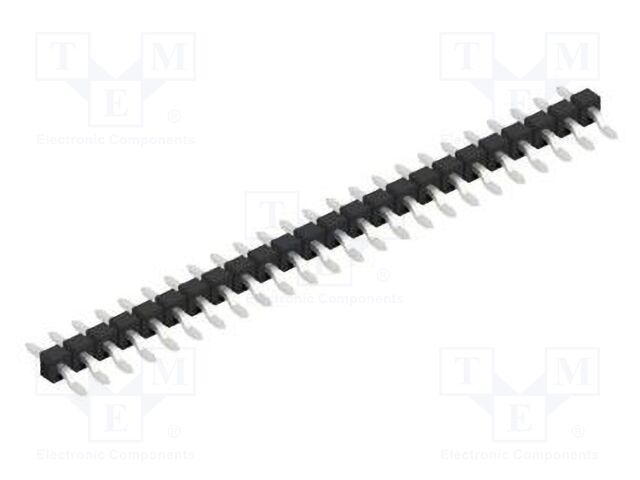 Connector: pin strips; pin header; male; PIN: 24; 2.54mm; SMT; 1x24