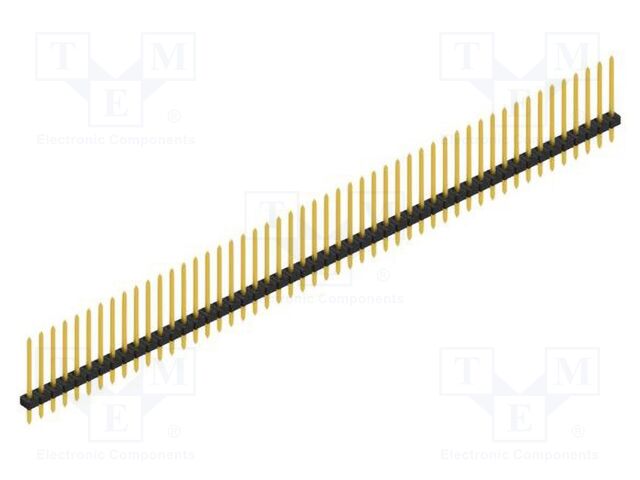 Connector: pin strips; pin header; male; PIN: 50; 2mm; THT; 1x50
