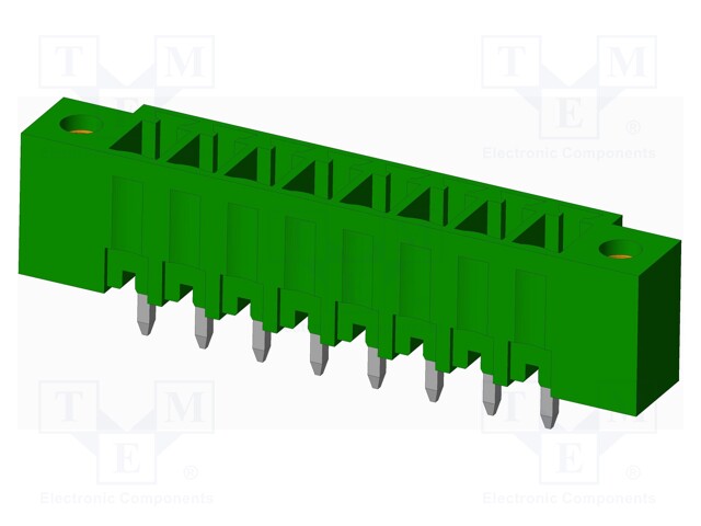 Connector: pluggable terminal block; socket; male; straight; THT