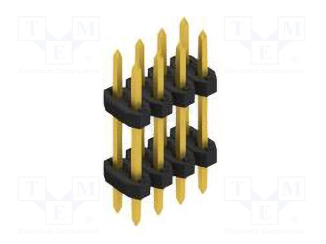 Connector: pin strips; pin header; male; PIN: 8; 2mm; THT; 2x4; 100V