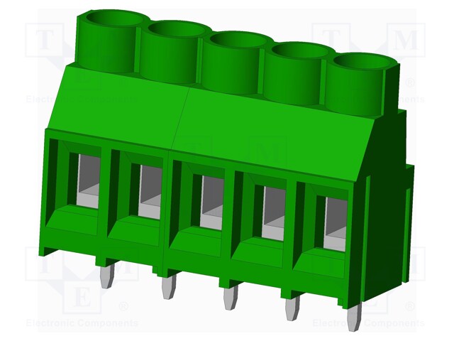 Connector: PCB terminal block; terminal; Plating: tinned; on PCBs