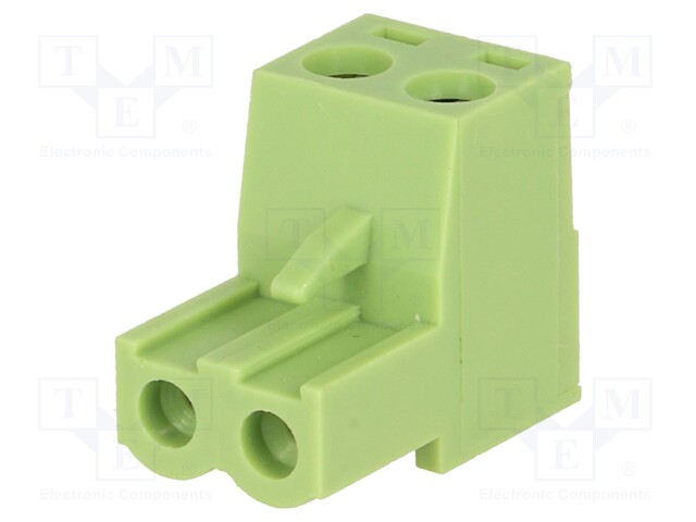 Pluggable terminal block; 5.08mm; ways: 2; straight; plug; female