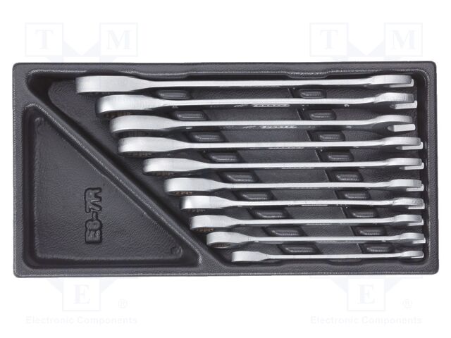 Wrench-set; rattle,combination spanner