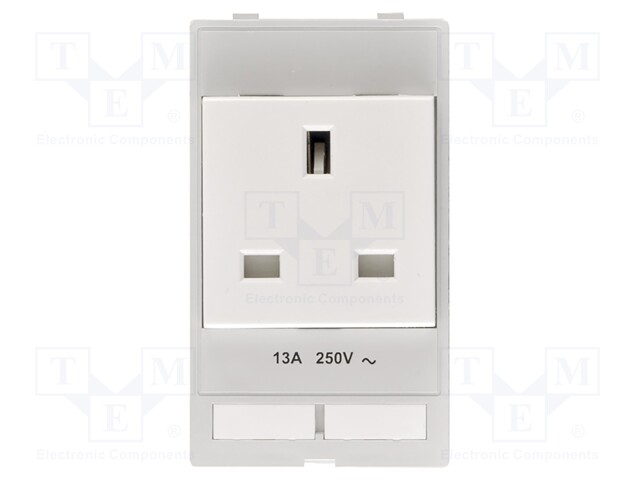 Plug socket module UK (BS)