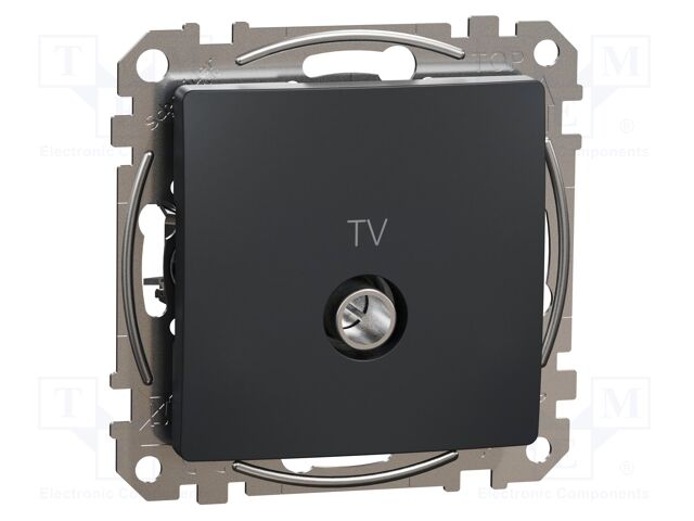 TV socket intermediate; IP20; plaster embedded,in mounting box
