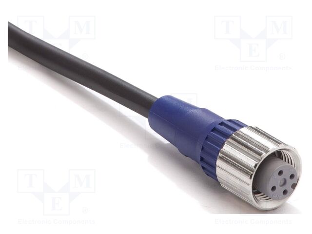 Connection lead; M12; PIN: 3; straight; 10m; PVC; female