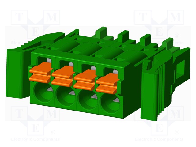 Connector: pluggable terminal block; plug; female; straight; 5.5A