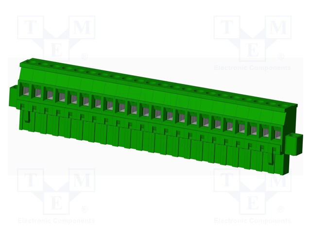 Connector: pluggable terminal block; plug; female; angled 90°