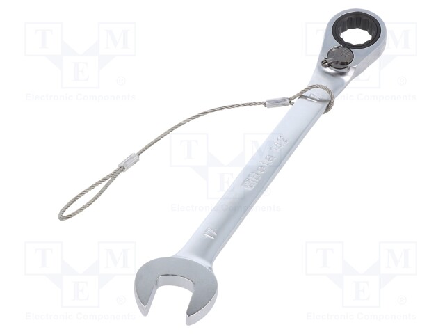 Wrench; combination spanner; to work at altitude,with ratchet